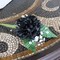 Black Carnation Picks: Set of 100, 5&#x22; Long, 3.5&#x22; Wide, Silk Flowers by Floral Home&#xAE;